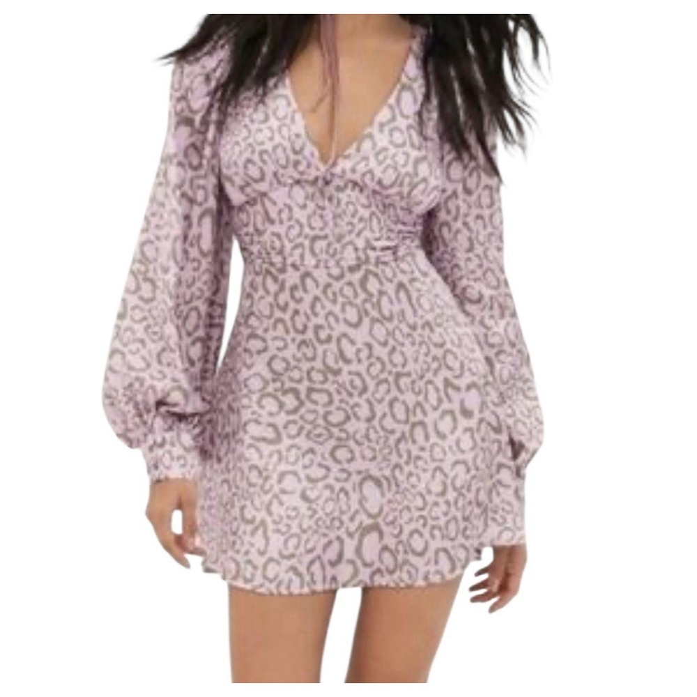 For Love&Lemons Mini Dress Women's Medium Balloon‎ Long Sleeve Empire Waist  New
